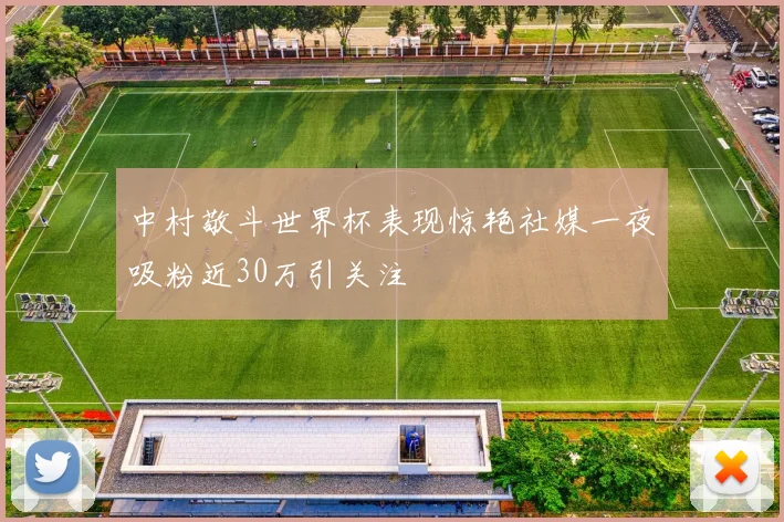 中村敬斗世界杯表现惊艳社媒一夜吸粉近30万引关注